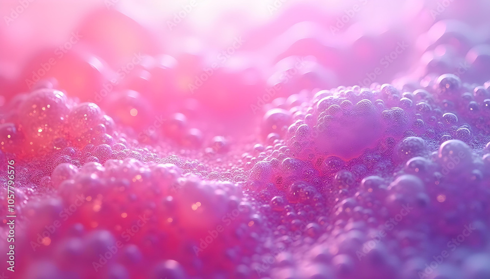 Abstract texture from mixed water and oil bubbles in pink and purple color Abstract texture from mixed water and oil bubbles in pink and purple color