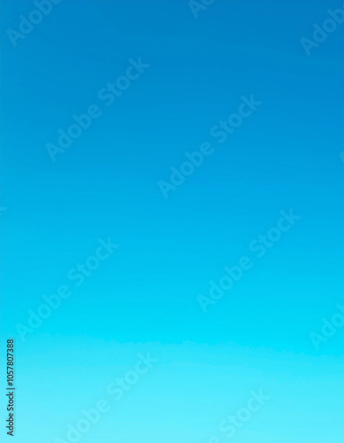 Serene Azure Sky: A Peaceful Vista