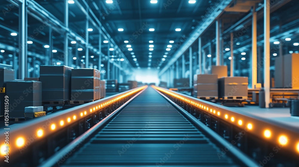 Conveyor Belt in a Modern Factory: Automation and Efficiency Conveyor Belt in a Modern Factory: Automation and Efficiency