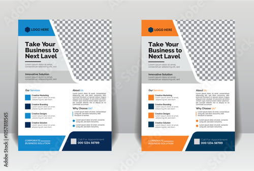 Is a professional, clean, & creative corporate Flyer Design. A highly versatile multipurpose corporate business flyer suitable for all business industry. Objects easily changed to suit your needs.