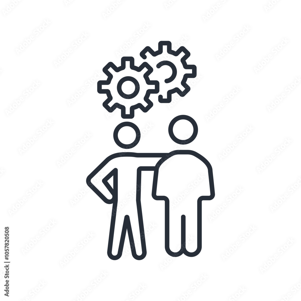 Team Building icon. vector.Editable stroke.linear style sign for use web design,logo.Symbol illustration. Team Building icon. vector.Editable stroke.linear style sign for use web design,logo.Symbol illustration.