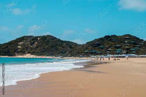 Fototapeta Naklejka Na Ścianę i Meble -  ponta do ouro, ponta de ouro, maputo, Mozambique, Mocambique, ponta do ouro beach, ponta malongana, praia da ponta do ouro