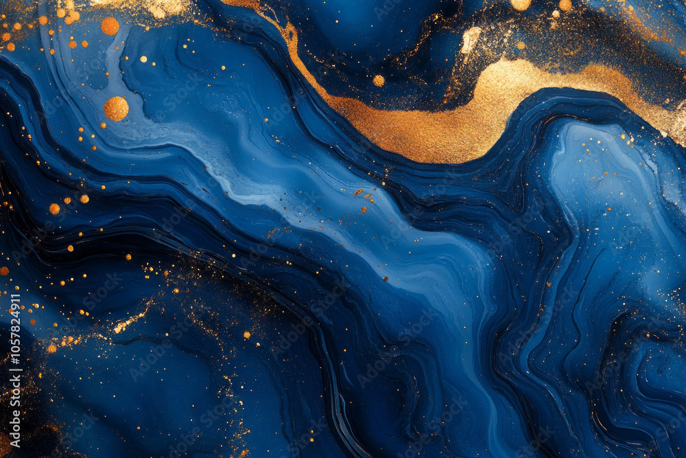 blue and gold abstract art a stunning fusion of color and style blue and gold abstract art a stunning fusion of color and style