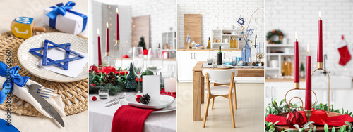 Set of beautiful table sett...