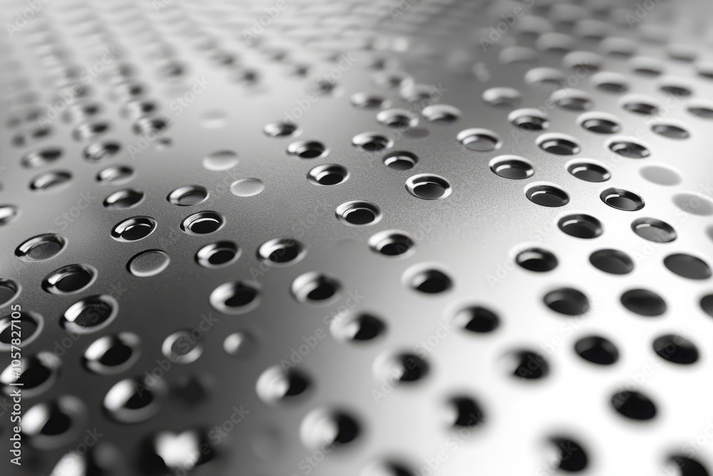 metal sheet with round holes a stunning abstract design