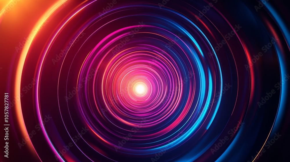 A vibrant and mesmerizing vortex pattern formed by swirling concentric rings in rich colors, symbolizing a journey through creativity and imagination. A vibrant and mesmerizing vortex pattern formed by swirling concentric rings in rich colors, symbolizing a journey through creativity and imagination.