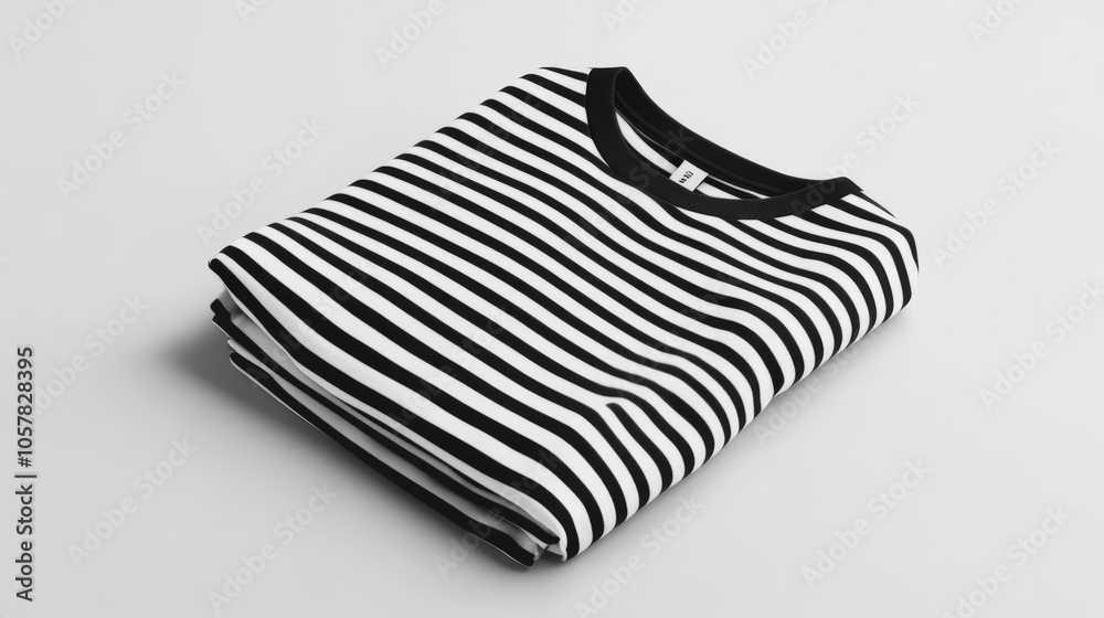 blank t-shirt with striped fabric texture . t-shirt template blank t-shirt with striped fabric texture . t-shirt template