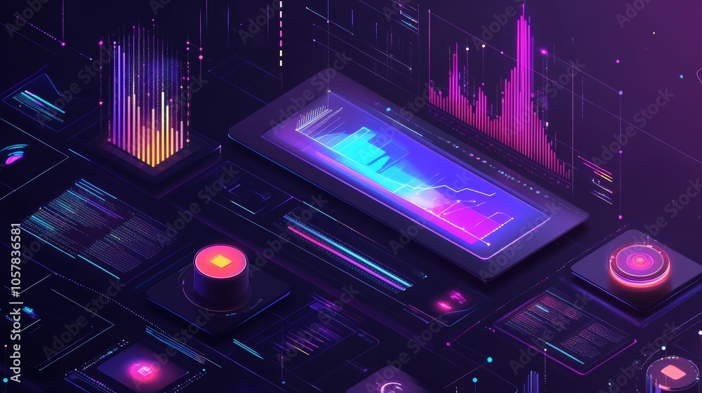 Digital Data Technology. KPI Business Dashboard Technology Digital Data Technology. KPI Business Dashboard Technology