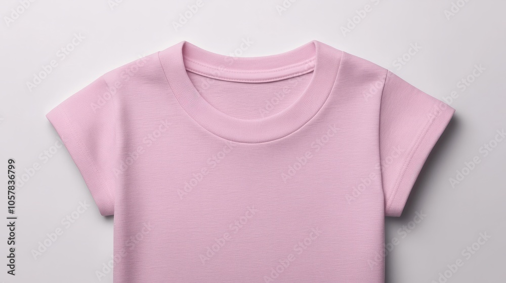blank pink t-shirt against white background. t-shirt template blank pink t-shirt against white background. t-shirt template