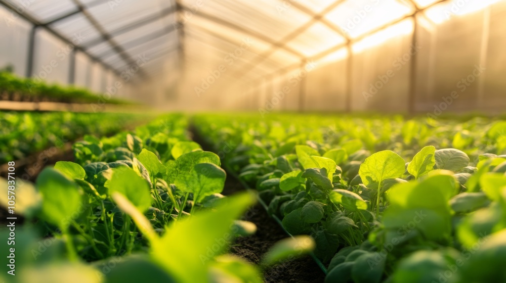 Modern greenhouse farms with automated systems that control temperature, humidity and lighting ensure the most suitable environment for high crop yields. Modern greenhouse farms with automated systems that control temperature, humidity and lighting ensure the most suitable environment for high crop yields.