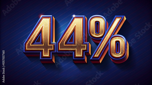 modern 3d text effect 10% OFF 3d rendering with background