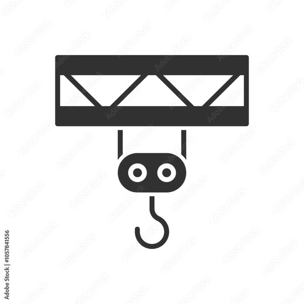 crane hook icon sign symbol vector crane hook icon sign symbol vector