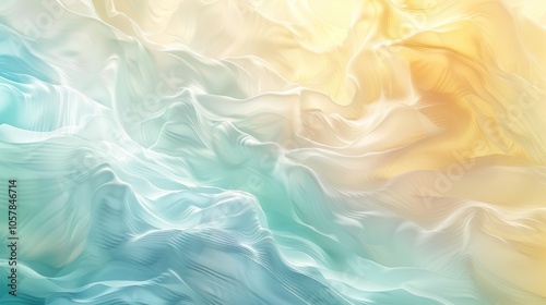 An abstract pastel background with swirls of baby blue, peach, and lavender