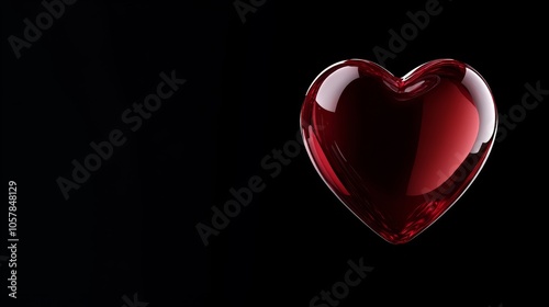 3D Illustration of Human Heart for Medical Concepts