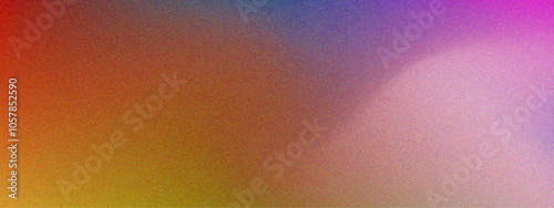Colorful gradient grainy noise texture background. Design for texture, poster, banner, wallpaper, header cover backdrop