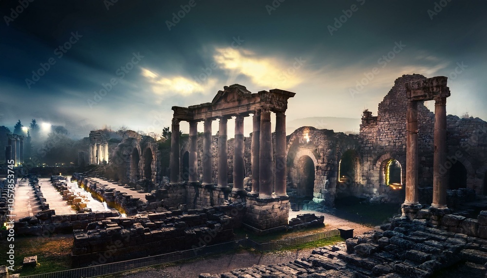 Fototapeta premium Ruinas de una ciudad romana