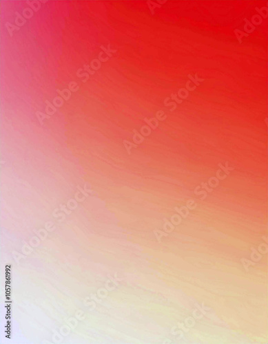 Vibrant Red to Peach Gradient: Abstract Art