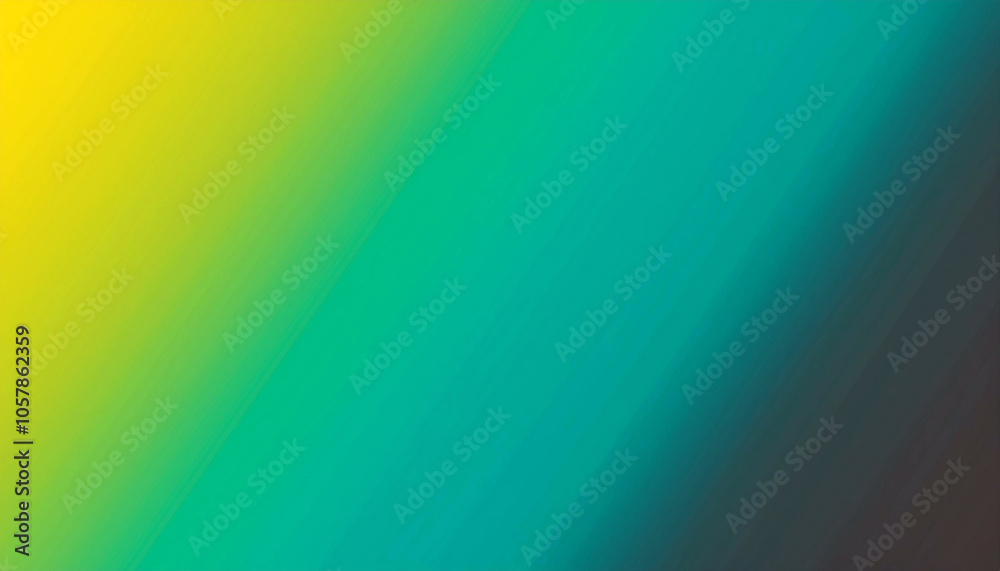 Obraz premium Vibrant Green to Deep Blue Gradient