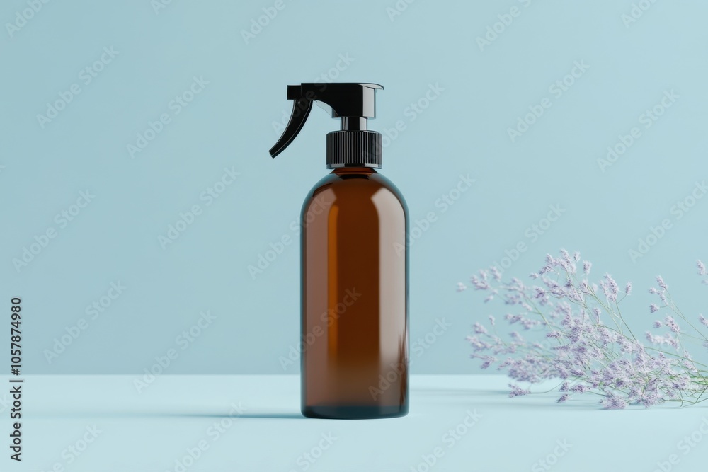 Design concept for a liquid container in product presentation Design concept for a liquid container in product presentation