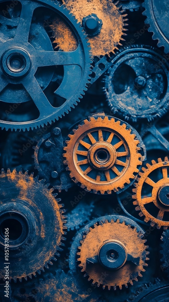 Intricate Steampunk Gear and Cog Design Intricate Steampunk Gear and Cog Design
