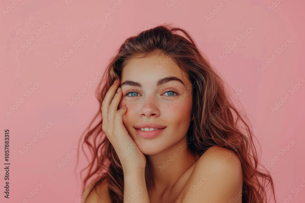 Attractive girl posing cheerfully in luxury setting. Attractive girl posing cheerfully in luxury setting.