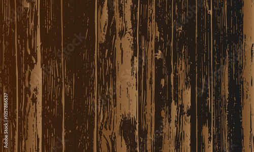 Grunge detailed color texture of old wooden boards, wood panels, floor, doors, walls. Vector background
