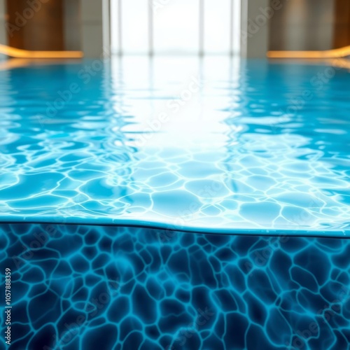 Wallpaper Mural Water surface of a swimming pool in a hotel condominium and spa Condominium  Torontodigital.ca