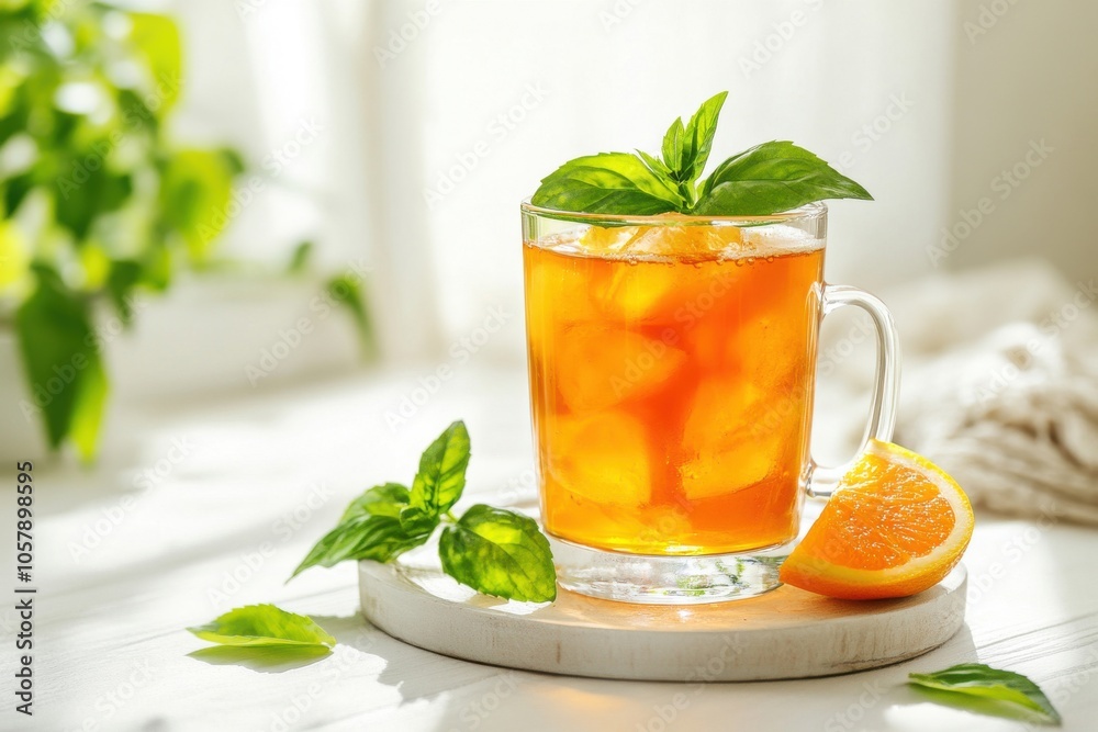 Tasty probiotic drink on bright background Tasty probiotic drink on bright background