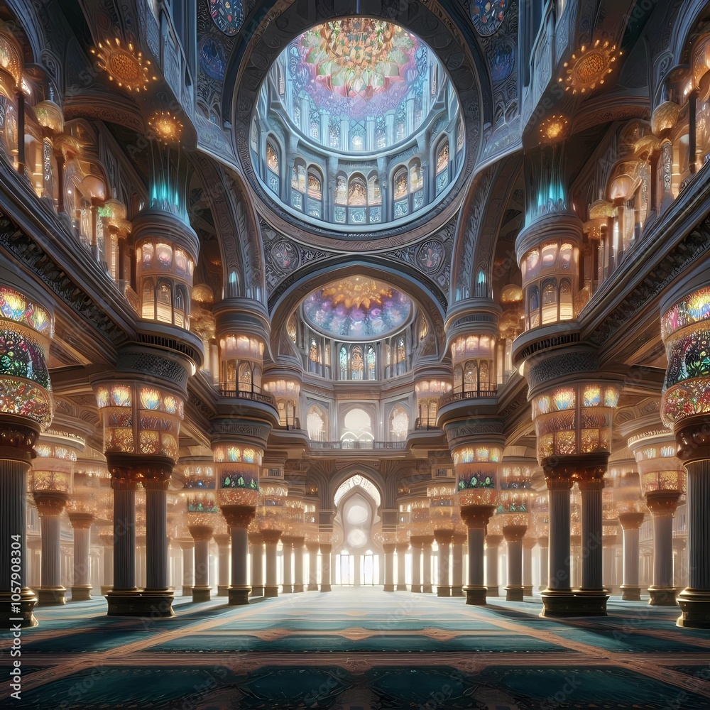 Obraz premium Mosque from Inside