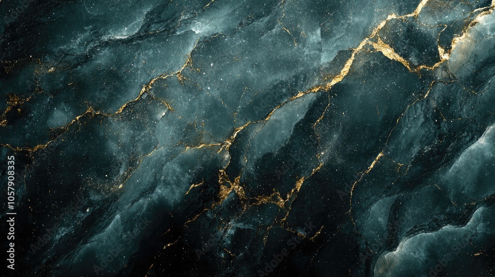 Luxurious Dark Marble with Gold Veins - Elegant Abstract Background Luxurious Dark Marble with Gold Veins - Elegant Abstract Background