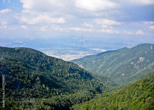 mountains and the city view of Bursa