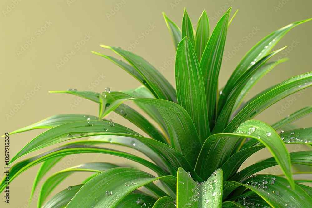 Obraz premium Pineapple leaves isolated