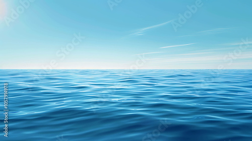 Wallpaper Mural The deep blue sea stretches out before you, its surface rippling in the gentle breeze. Torontodigital.ca