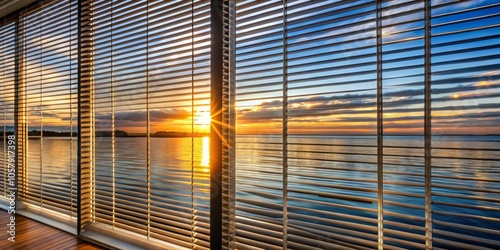 Majestic Sunset through Bli...