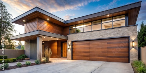 Modern Single-Story House w...