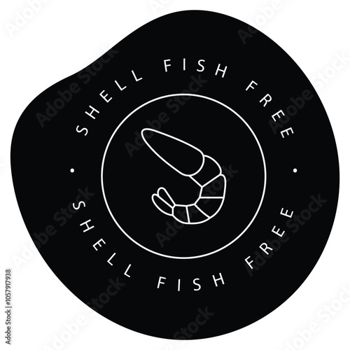 Sustainable Ocean Eco Shellfish Vector Icon Design