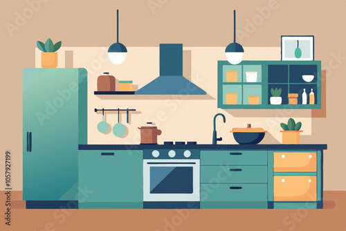 Kitchen stock illustration vector illustration