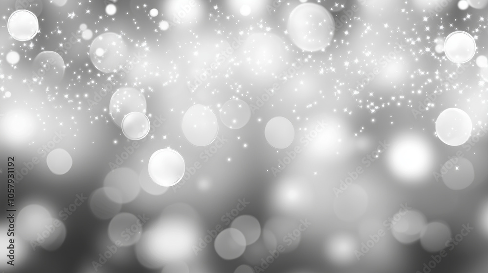 Produce a mesmerizing abstract motion background with sparkling silver particles drifting gently through a dreamy bokeh landscape. The animation should highlight the interplay of l Produce a mesmerizing abstract motion background with sparkling silver particles drifting gently through a dreamy bokeh landscape. The animation should highlight the interplay of l