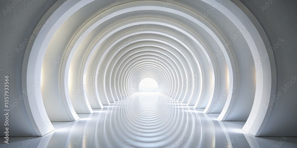 Ethereal Symmetry White Archway Tunnel with Bright Light - Minimalist Abstract Architecture Design for Inspiration, Web Backgrounds Ethereal Symmetry White Archway Tunnel with Bright Light - Minimalist Abstract Architecture Design for Inspiration, Web Backgrounds