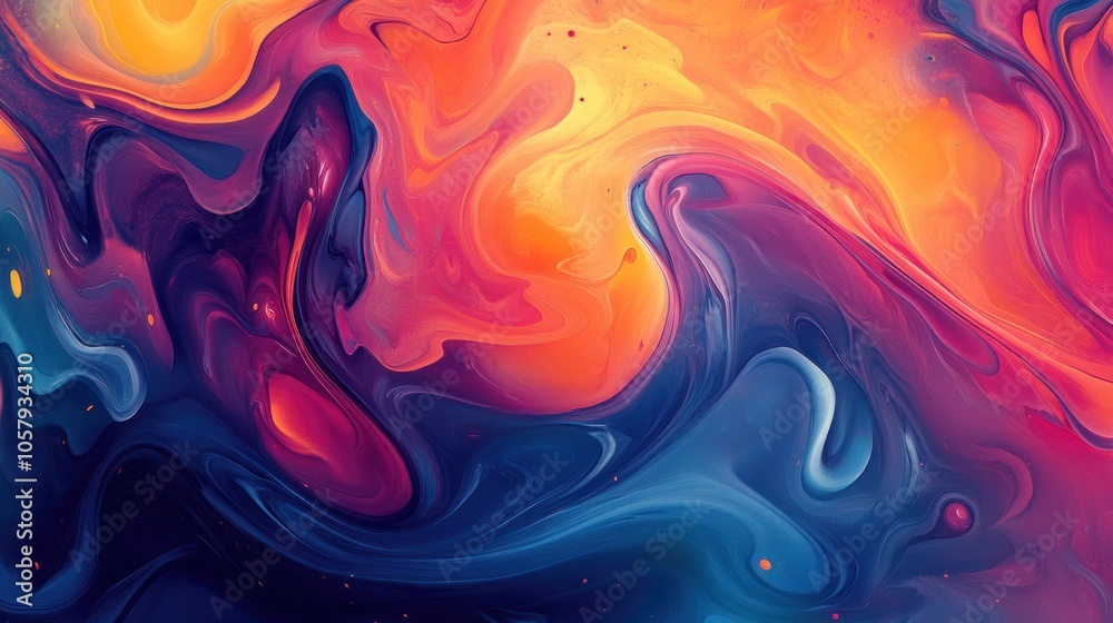 Abstract Swirling Colors Abstract Swirling Colors