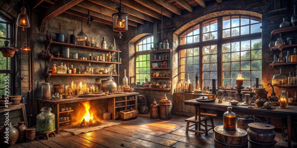 Mystical Fireplace in Medieval Room Warmth and Secrets in Rustic Setting Atmospheric Fantasy Interior Decor for Book Covers, Games, and Prints Mystical Fireplace in Medieval Room Warmth and Secrets in Rustic Setting Atmospheric Fantasy Interior Decor for Book Covers, Games, and Prints