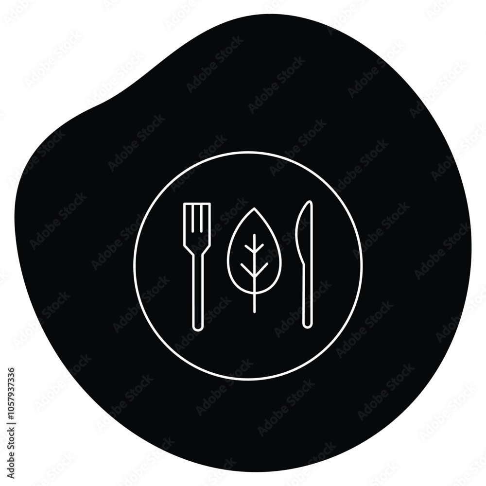 Sustainable Vegan Organic Icon Design Sustainable Vegan Organic Icon Design