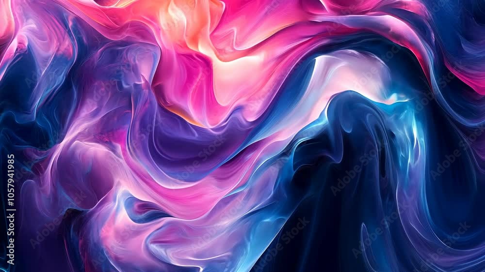 Abstract swirls of pink, purple, and blue create a vibrant and dynamic digital art piece Abstract swirls of pink, purple, and blue create a vibrant and dynamic digital art piece