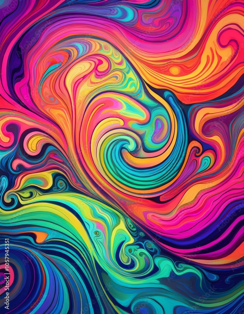 Abstract swirling colors Abstract swirling colors
