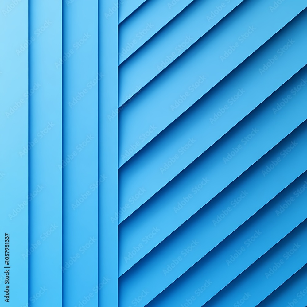 Fototapeta premium Abstract blue with minimalist flowing wave texture for tranquil design background