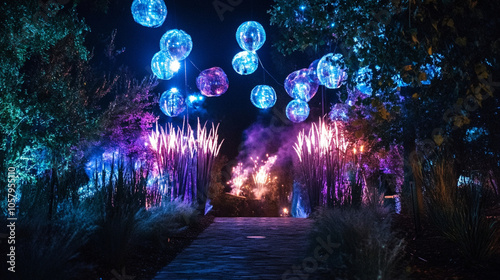 Colorful fireworks burst against a dreamy bokeh backdrop, creating a vibrant, festive atmosphere that captures the joy of New Year celebrations