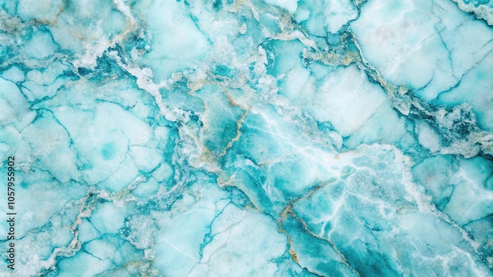 Obraz premium Marble background in teal and blue colors
