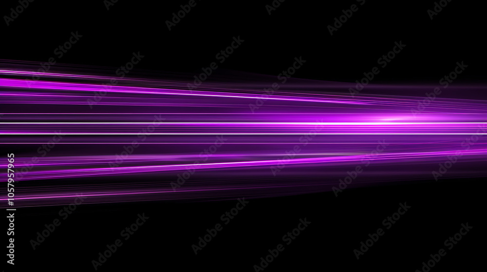a sleek, abstract design showcasing vibrant purple light beams moving horizontally across a dark background a sleek, abstract design showcasing vibrant purple light beams moving horizontally across a dark background