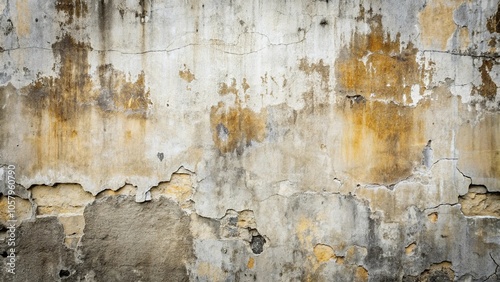 Minimalist cracked concrete wall