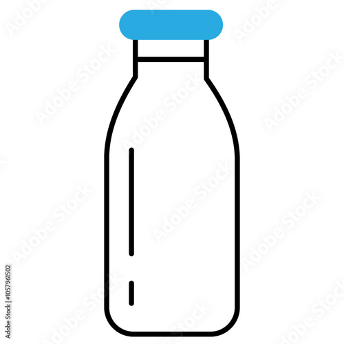 Eco Milk Farm Dairy Vector Icon Design